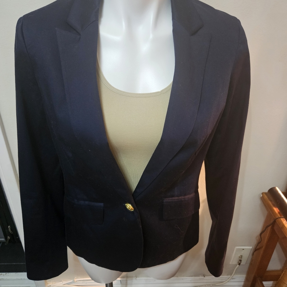 Jones NY navy blue stretch